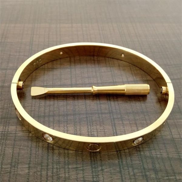 brand love screw bangles 316l titanium steel luxury cz stone screwdriver carter bracelets for women men love bracelets with origin216d, White
brand love screw bangles 316l titanium steel luxury cz stone screwdriver carter bracelets for women men love bracelets with origin216d, White
