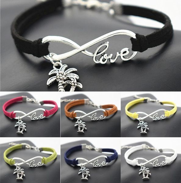 fashion summer beach vintage plant antique infinity love double coconut palm tree charm leather bracelets gifts jewelry6162589, Golden;silver
fashion summer beach vintage plant antique infinity love double coconut palm tree charm leather bracelets gifts jewelry6162589, Golden;silver