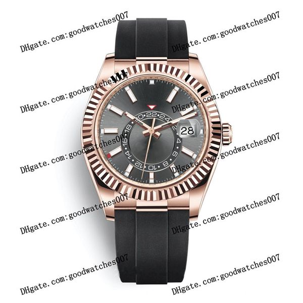 highquality watch 2813 sports automatic machine 326235 watchs 42mm dark gray dial 316l stainless steel 18k rose gold black rubber 2335, Slivery;brown
highquality watch 2813 sports automatic machine 326235 watchs 42mm dark gray dial 316l stainless steel 18k rose gold black rubber 2335, Slivery;brown