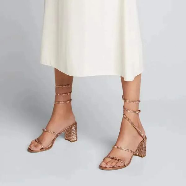 cleo crystals embellished chunky heels sandals 75mm rhinestone white evening shoes wraparound dress shoe women high heeled luxury designers, Black
cleo crystals embellished chunky heels sandals 75mm rhinestone white evening shoes wraparound dress shoe women high heeled luxury designers, Black