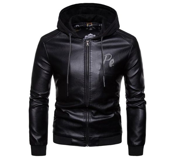 men autumn winter warm hooded casual leather zipper long sleeve jacket coat 4o23 f6925223, Black;brown
men autumn winter warm hooded casual leather zipper long sleeve jacket coat 4o23 f6925223, Black;brown