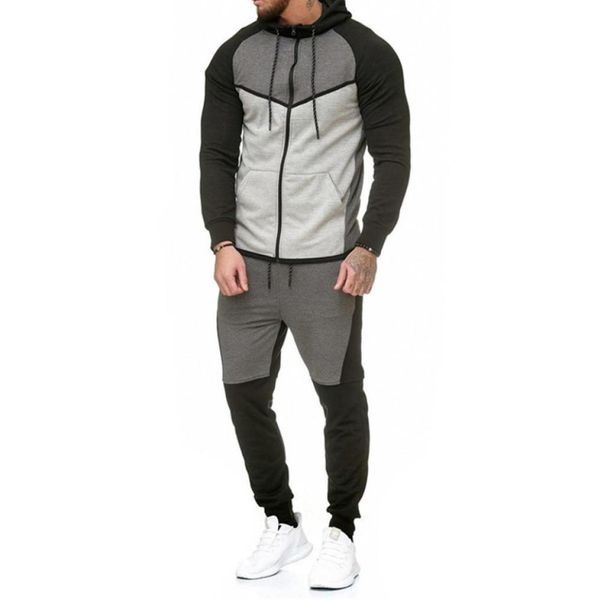 2018 autumn fitness sportswear men set fashion tracksuits sets man bodybuilding hoodies pant casual outwear suits drop2100864, Gray
2018 autumn fitness sportswear men set fashion tracksuits sets man bodybuilding hoodies pant casual outwear suits drop2100864, Gray
