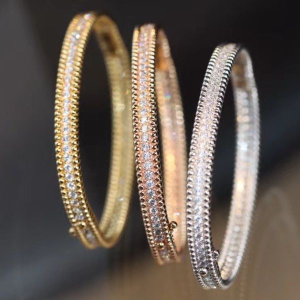 

New High Quality Silver 925 Electroplated 18K Gold Bracelet for Women's Mosan Diamond Single Row Full Diamond Bracelet Boutique Fashion Luxury Women's Gift