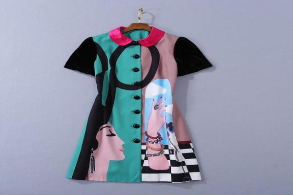 2020 autumn fall luxury short sleeve dress striped print round neck panelled singlebreasted runway dresses o221735yq9034184455, Black
2020 autumn fall luxury short sleeve dress striped print round neck panelled singlebreasted runway dresses o221735yq9034184455, Black