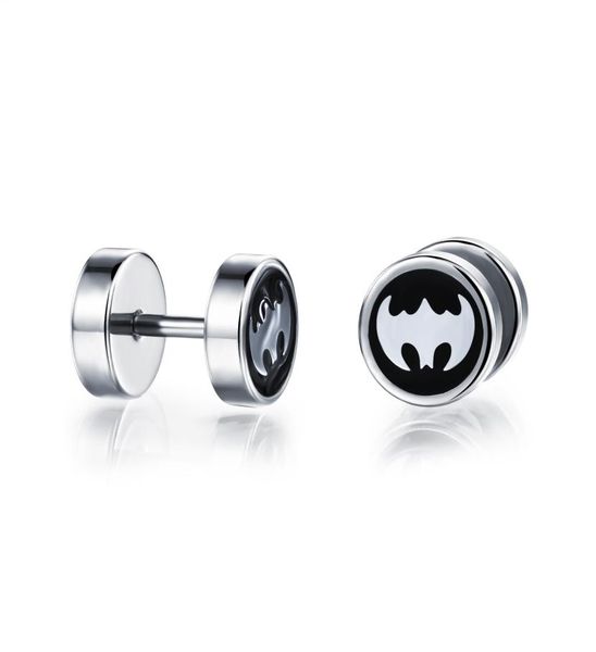 mens guys stainless steel earrings batman symbol pattern screw tunnel back 1pair9523477, Golden;silver
mens guys stainless steel earrings batman symbol pattern screw tunnel back 1pair9523477, Golden;silver