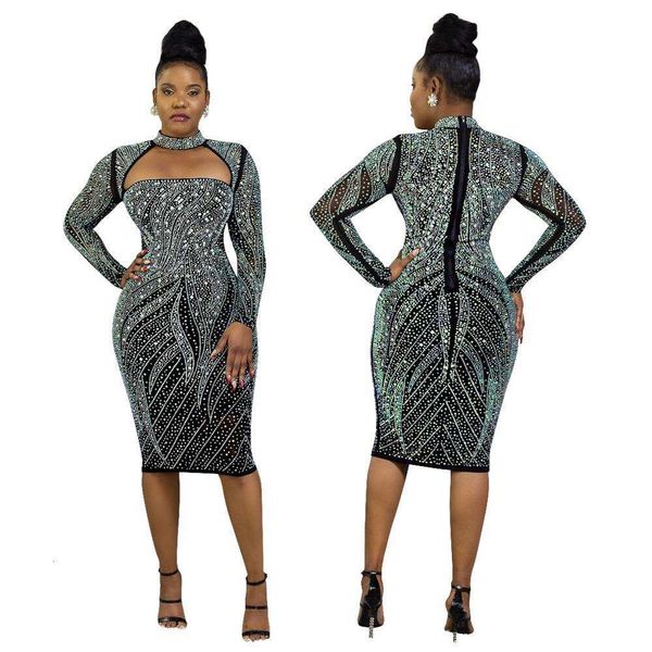 style fashion nightclub long sleeve zipper butt bag drill dress for women, Black;gray
style fashion nightclub long sleeve zipper butt bag drill dress for women, Black;gray