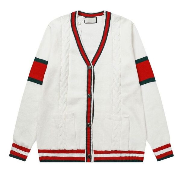 women's sweaters 2023 autumn new knitted cardigan men's and women's casual loose versatile v-neck sweater coat, White;black
women's sweaters 2023 autumn new knitted cardigan men's and women's casual loose versatile v-neck sweater coat, White;black