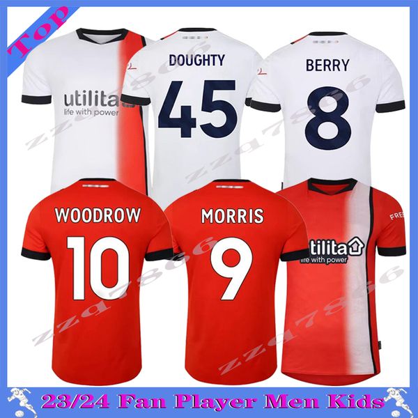 23 24 luton town clark campbell mens soccer jerseys burke naismith bell doughty adebayo home away white red football shirts, Black;yellow
23 24 luton town clark campbell mens soccer jerseys burke naismith bell doughty adebayo home away white red football shirts, Black;yellow