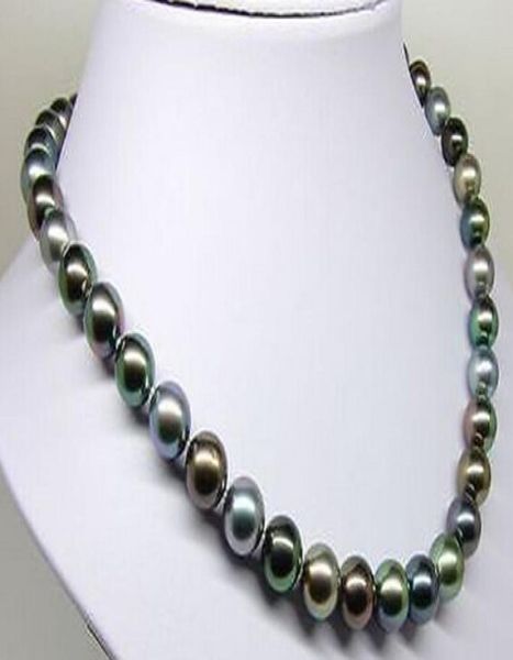 superb 18quot89mm natural tahitian genuine black multic round pearl necklace5601344, Silver
superb 18quot89mm natural tahitian genuine black multic round pearl necklace5601344, Silver