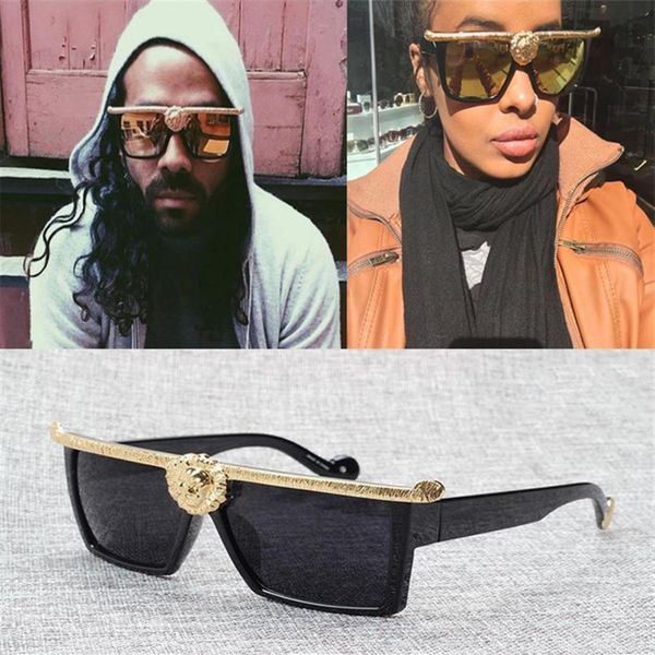 new fashion wild lion head decoration sunglasses women men brand design square frame sun glasses designer sunglasses oculos de sol251l, White;black
new fashion wild lion head decoration sunglasses women men brand design square frame sun glasses designer sunglasses oculos de sol251l, White;black