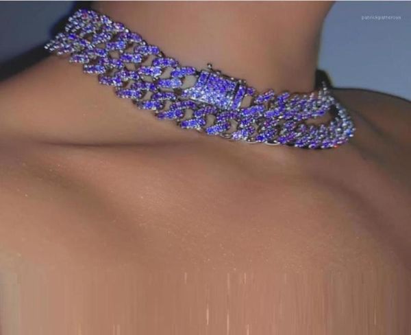 12mm miami cuban link chain choker micro pave purple blue cz hip hop women necklace 16quot 18quot2774658, Golden;silver
12mm miami cuban link chain choker micro pave purple blue cz hip hop women necklace 16quot 18quot2774658, Golden;silver