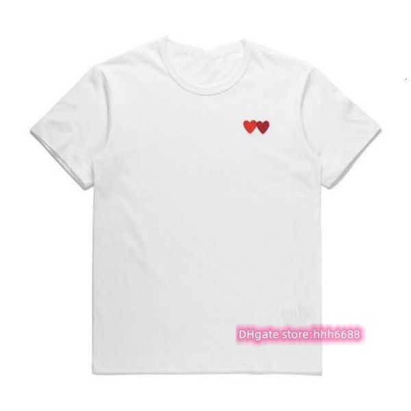 men's t-shirts play mens designer embroidery red heart casual women shirts badge quanlity cotton short sleeve summer 3glk, White;black
men's t-shirts play mens designer embroidery red heart casual women shirts badge quanlity cotton short sleeve summer 3glk, White;black