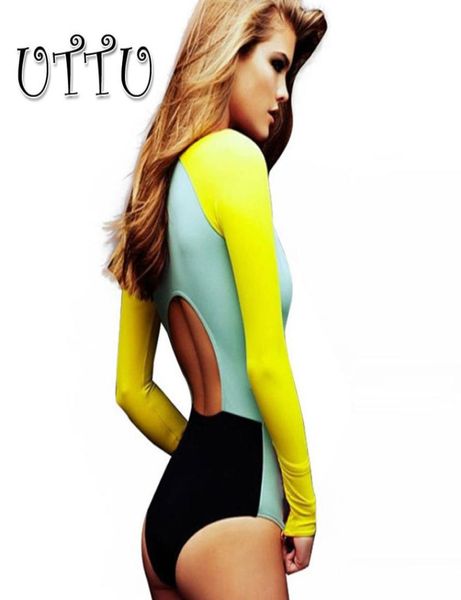 whole uttu backless surfing one piece swimsuit women zipper patchwork swimwear long sleeve high neck bathing suit beach 5876240, White;black
whole uttu backless surfing one piece swimsuit women zipper patchwork swimwear long sleeve high neck bathing suit beach 5876240, White;black
