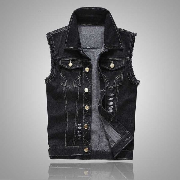 vest men's denim men's vests ripped jean plus size 6xl denim vest jacket coats waistcoat men sleeveless jacket male tankmens jacke, Black;white
vest men's denim men's vests ripped jean plus size 6xl denim vest jacket coats waistcoat men sleeveless jacket male tankmens jacke, Black;white