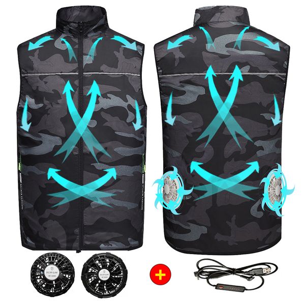men's vests men ice vest fan air conditioning clothes cool vest sport usb charging cooling vest worker outdoor camping fishing summer c, Black;white
men's vests men ice vest fan air conditioning clothes cool vest sport usb charging cooling vest worker outdoor camping fishing summer c, Black;white