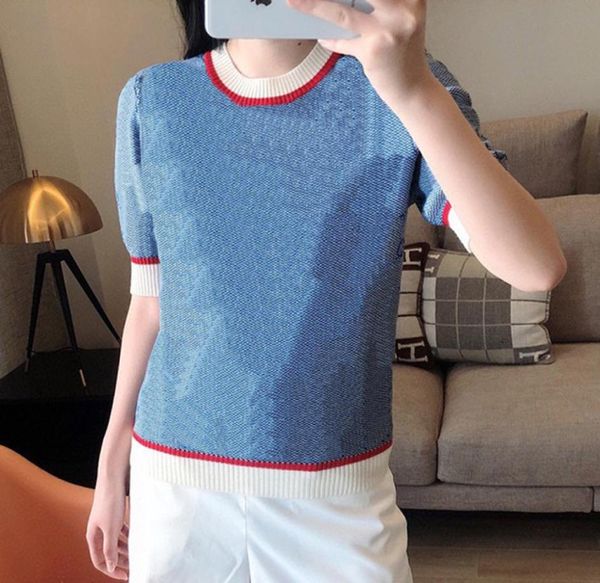 women knits tees morandi knit t shirt fashion summer short sleeves casual 29515736253338, White
women knits tees morandi knit t shirt fashion summer short sleeves casual 29515736253338, White