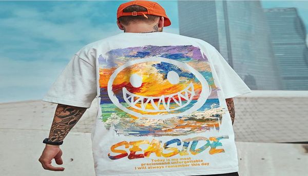 mens fashion tshirts summer loose short sleeve t shirts men casual hip hop style tees with smile printing 9014274, White;black
mens fashion tshirts summer loose short sleeve t shirts men casual hip hop style tees with smile printing 9014274, White;black