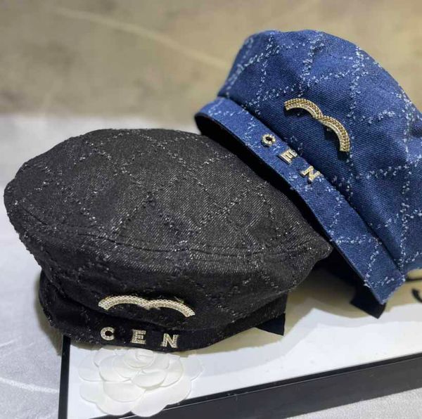 brand beret cowboy hat for women fall winter designer fashion cap with letter painter octagonal hats, Blue;gray
brand beret cowboy hat for women fall winter designer fashion cap with letter painter octagonal hats, Blue;gray