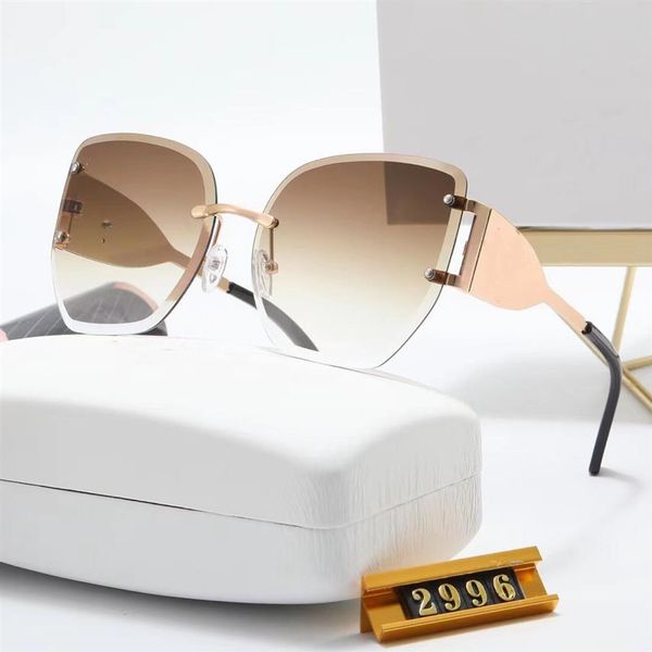 sunglasses for men women summer style anti-ultraviolet designer rimless frame eyeglasses 296258l, White;black
sunglasses for men women summer style anti-ultraviolet designer rimless frame eyeglasses 296258l, White;black