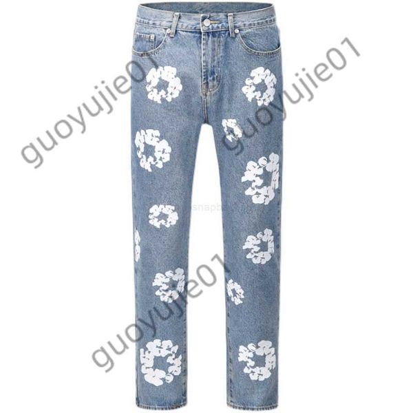 men's jeans high street denim tears style kapok washed straight jeans men's fashion vintage loose pants kmzt, Blue
men's jeans high street denim tears style kapok washed straight jeans men's fashion vintage loose pants kmzt, Blue