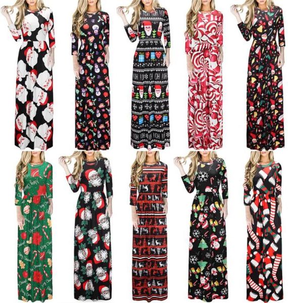 women christmas floral print 34 sleeve boho ladies long maxi dress pocket ice silk tunic party dresses xmas vestidos dk0548b6099145, White;black
women christmas floral print 34 sleeve boho ladies long maxi dress pocket ice silk tunic party dresses xmas vestidos dk0548b6099145, White;black