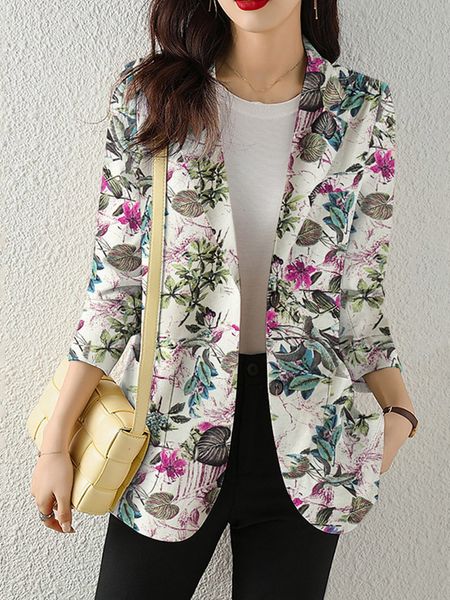 women's suits blazers zanzea vintage floral printed blazer bohemian casual jackets women long sleeve lapel suit elegant shirts female w, White;black
women's suits blazers zanzea vintage floral printed blazer bohemian casual jackets women long sleeve lapel suit elegant shirts female w, White;black
