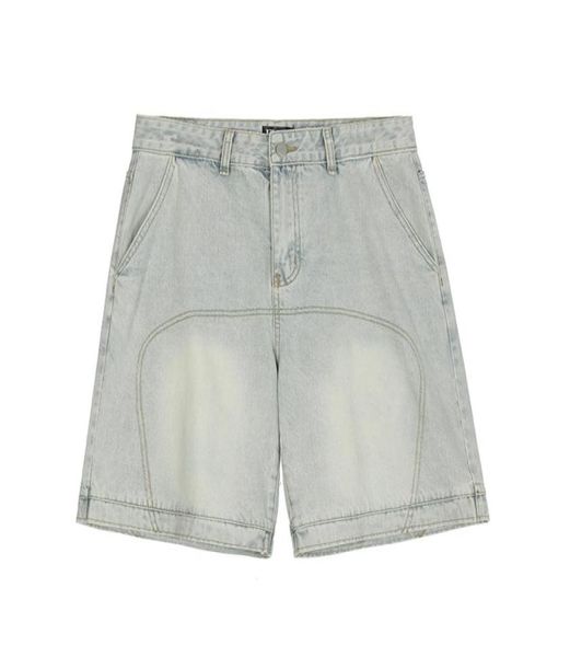summer washed wide leg jeans shorts mens and womens pockets high street loose casual denim knee length pants1343769
summer washed wide leg jeans shorts mens and womens pockets high street loose casual denim knee length pants1343769