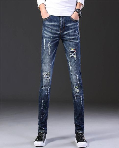 2020 fashion casual jeans mens straight stretch dot craft little feet skinny jens men scratched blue hole denim tide pantses6865366915
2020 fashion casual jeans mens straight stretch dot craft little feet skinny jens men scratched blue hole denim tide pantses6865366915