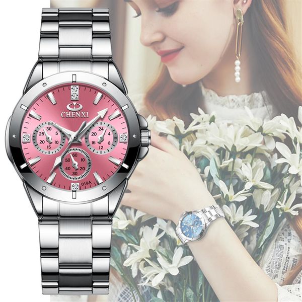 chenxi 019a women fashion luxury watches women's quartz wristwatches ladies luxury rhinestone dial clock waterproof reloj muj232s, Slivery;brown
chenxi 019a women fashion luxury watches women's quartz wristwatches ladies luxury rhinestone dial clock waterproof reloj muj232s, Slivery;brown