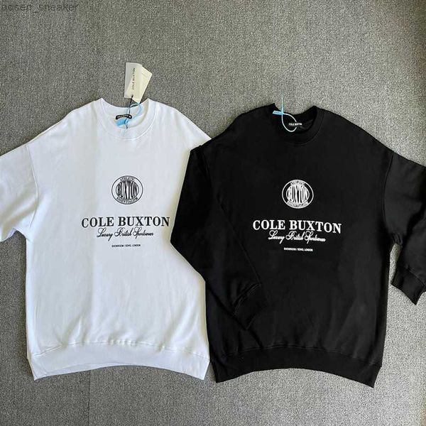 23ss cole buxton men women sweatshirts cb letter slogan printing round neck hoodie simple popular new streetwear, Black
23ss cole buxton men women sweatshirts cb letter slogan printing round neck hoodie simple popular new streetwear, Black