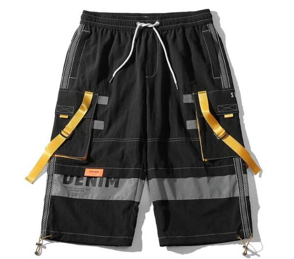 2020 summer casual hip hop cargo shorts men color patchwork ribbons streetwear nylon shorts mutil pockets short jogger pants men3889979, White;black
2020 summer casual hip hop cargo shorts men color patchwork ribbons streetwear nylon shorts mutil pockets short jogger pants men3889979, White;black