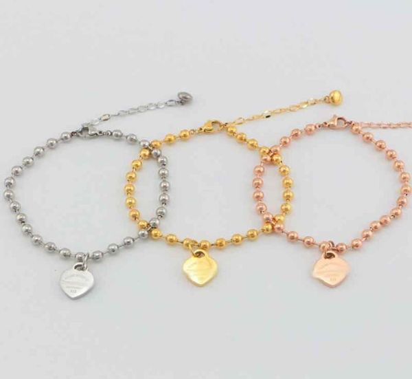 factory whole stainless steel love pendant ball bead plated 18k rose gold bracelet couple gift3820850, Black
factory whole stainless steel love pendant ball bead plated 18k rose gold bracelet couple gift3820850, Black