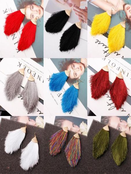 women bohemia long tassel dangle earrings tassel fringe earring fashion eardrop lady party jewelry gift 13 colors8569244, Silver
women bohemia long tassel dangle earrings tassel fringe earring fashion eardrop lady party jewelry gift 13 colors8569244, Silver