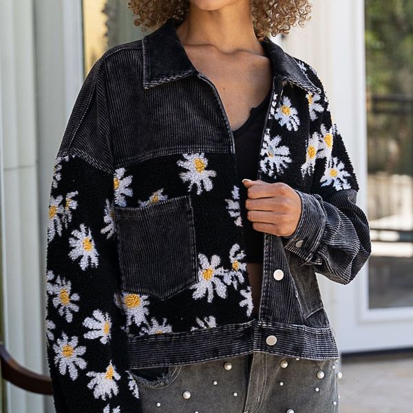 women's jackets short for women corduroy jacquard stitching coat autumn and winter fashion long sleeve jacket woman clothing 230821, Black;brown
women's jackets short for women corduroy jacquard stitching coat autumn and winter fashion long sleeve jacket woman clothing 230821, Black;brown