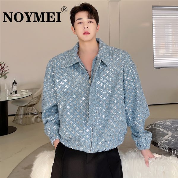 men's jackets noymei 2023 spring trend men jacket fashionable personalized design heavy industry embroidery sequin casual male coat wa1, Black;brown
men's jackets noymei 2023 spring trend men jacket fashionable personalized design heavy industry embroidery sequin casual male coat wa1, Black;brown