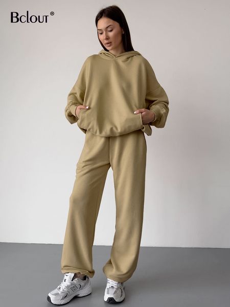 womens two piece pants bclout autumn knitted long sets women 2 pieces fashion sleeve solid loose hoodies casual pockets wide leg suits 23082, White
womens two piece pants bclout autumn knitted long sets women 2 pieces fashion sleeve solid loose hoodies casual pockets wide leg suits 23082, White