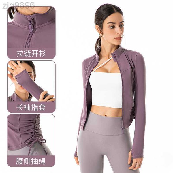 desginer alos yoga jacketautumn/winter suit stand up neck zipper running sports coat slim fit finger sleeve long sleeve cardigan fitness sui, Black;brown
desginer alos yoga jacketautumn/winter suit stand up neck zipper running sports coat slim fit finger sleeve long sleeve cardigan fitness sui, Black;brown