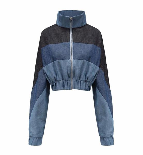 zip up cropped denim jacket women long sleeve autumn coats female turndown collar patchwork crop jeans jackets woman outwear6946416, Black;brown
zip up cropped denim jacket women long sleeve autumn coats female turndown collar patchwork crop jeans jackets woman outwear6946416, Black;brown