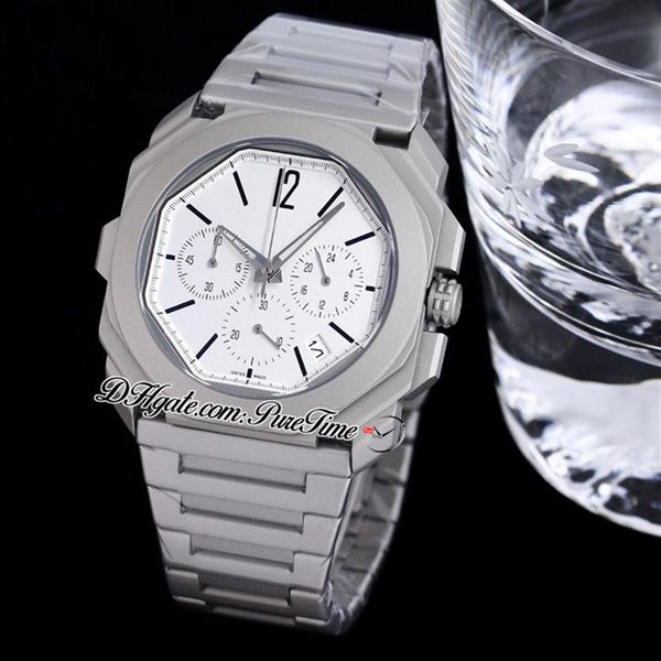new 40mm octo 103068 miyota quartz chronograph mens watch titanium steel case white dial black stick markers bracelet satch pu255h, Slivery;brown
new 40mm octo 103068 miyota quartz chronograph mens watch titanium steel case white dial black stick markers bracelet satch pu255h, Slivery;brown
