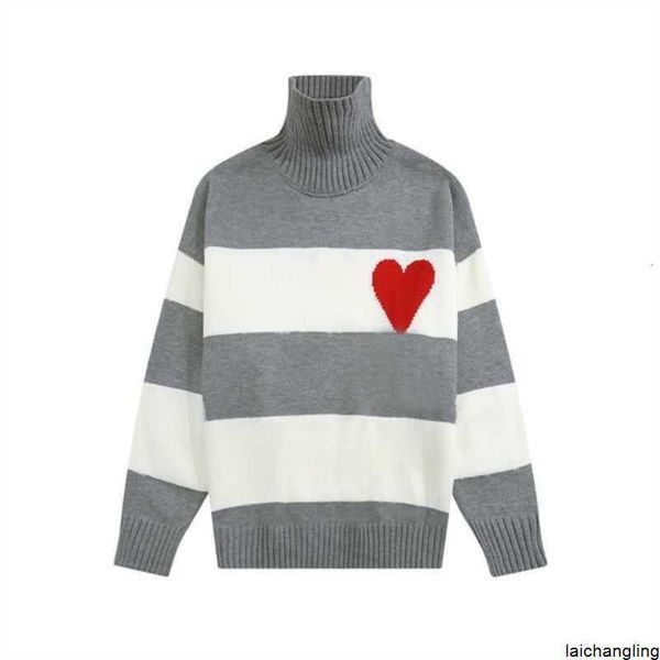high collar france fashion designers paris sweaters de coeur embroidered a heart pattern turtleneck knitted for men women 13kk, White;black
high collar france fashion designers paris sweaters de coeur embroidered a heart pattern turtleneck knitted for men women 13kk, White;black