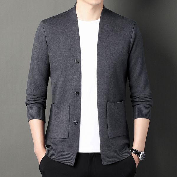 men's sweaters 2023 solid color cardigan single breasted three button casual comfort warm soft 230822, White;black
men's sweaters 2023 solid color cardigan single breasted three button casual comfort warm soft 230822, White;black