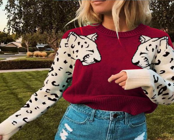 women039s sweaters wimter casual print loose jumper pullover warm womens knitted long sleeve sweater creative leopard ladi7983516, White;black
women039s sweaters wimter casual print loose jumper pullover warm womens knitted long sleeve sweater creative leopard ladi7983516, White;black