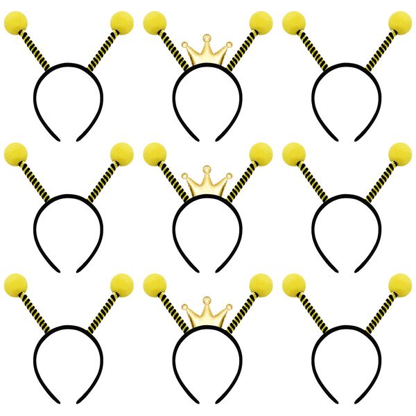 hair accessories 9pcs hair hoops bee headbands accessories kids bee antenna headband halloween costumes boppers pom yellow pieces women 2308, Slivery;white
hair accessories 9pcs hair hoops bee headbands accessories kids bee antenna headband halloween costumes boppers pom yellow pieces women 2308, Slivery;white