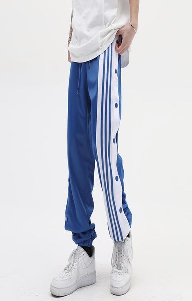 high street pants striped side button sweatpants mens and womens joggers drawstring feet casual trousers7282149, Black;brown
high street pants striped side button sweatpants mens and womens joggers drawstring feet casual trousers7282149, Black;brown