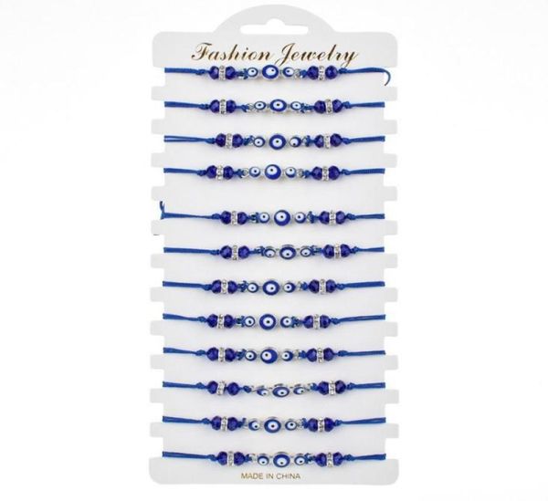 12pcsset turkey blue evil eye bracelet women handmade rope chain crystal beads bracelets girl birthday party jewelry gift3906921, Black
12pcsset turkey blue evil eye bracelet women handmade rope chain crystal beads bracelets girl birthday party jewelry gift3906921, Black