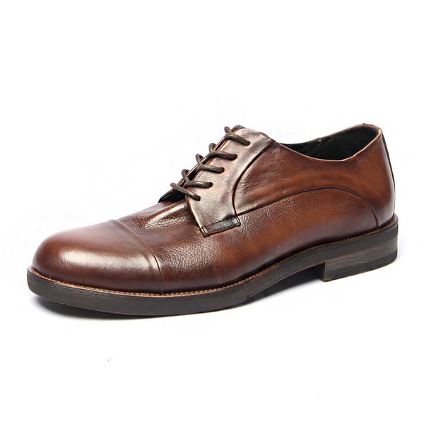 dress shoes vintage cowhide men's dress shoes luxury quality round toe genuine leather autumn fashion daily office business social shoe, Black
dress shoes vintage cowhide men's dress shoes luxury quality round toe genuine leather autumn fashion daily office business social shoe, Black