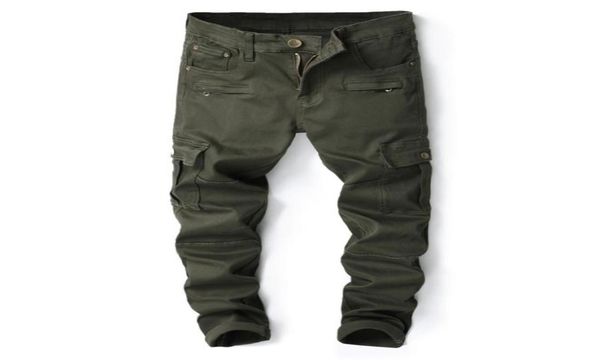 2018 new mens skinny ripped biker jeans multi pockets zippers cargo pant army green men039s pleated casual long fashion slim je2417664, Blue
2018 new mens skinny ripped biker jeans multi pockets zippers cargo pant army green men039s pleated casual long fashion slim je2417664, Blue