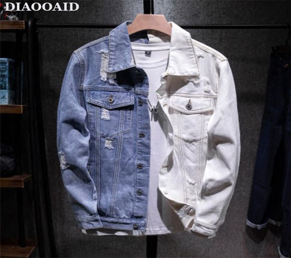 diaooaid 2020 young men039s double color stitching denim jacket leisure color matching hole denim jacket male personality cloth7351146, Black;brown
diaooaid 2020 young men039s double color stitching denim jacket leisure color matching hole denim jacket male personality cloth7351146, Black;brown