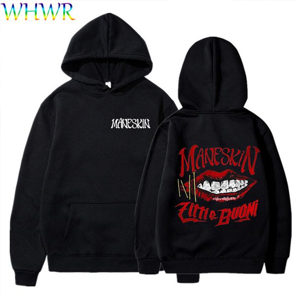men's hoodies sweatshirts maneskin hoodie rock band print fleece spring and autumn tracksuit pullover y2k hood sweater 230821, Black
men's hoodies sweatshirts maneskin hoodie rock band print fleece spring and autumn tracksuit pullover y2k hood sweater 230821, Black