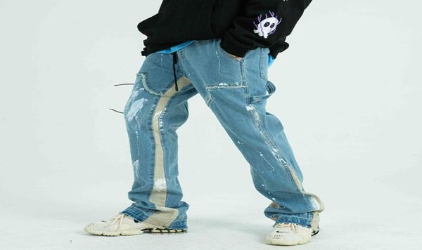 painted drawstring jeans men frayed side ribbon loose casual denim trousers hip hop couple pants34343082481234, Blue
painted drawstring jeans men frayed side ribbon loose casual denim trousers hip hop couple pants34343082481234, Blue